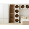 Regał szeroki z układem frontów 6 Reli