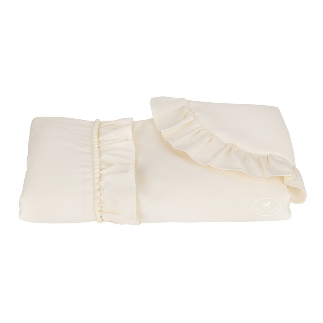 Pościel noworodkowa z falbanką 50x65 (boho) - Cotton&Sweets