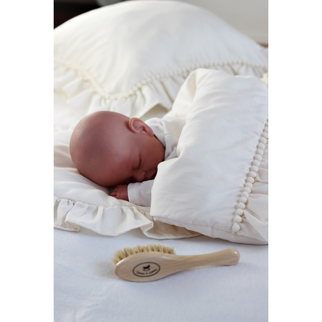 Pościel noworodkowa z falbanką 50x65 (boho) - Cotton&Sweets