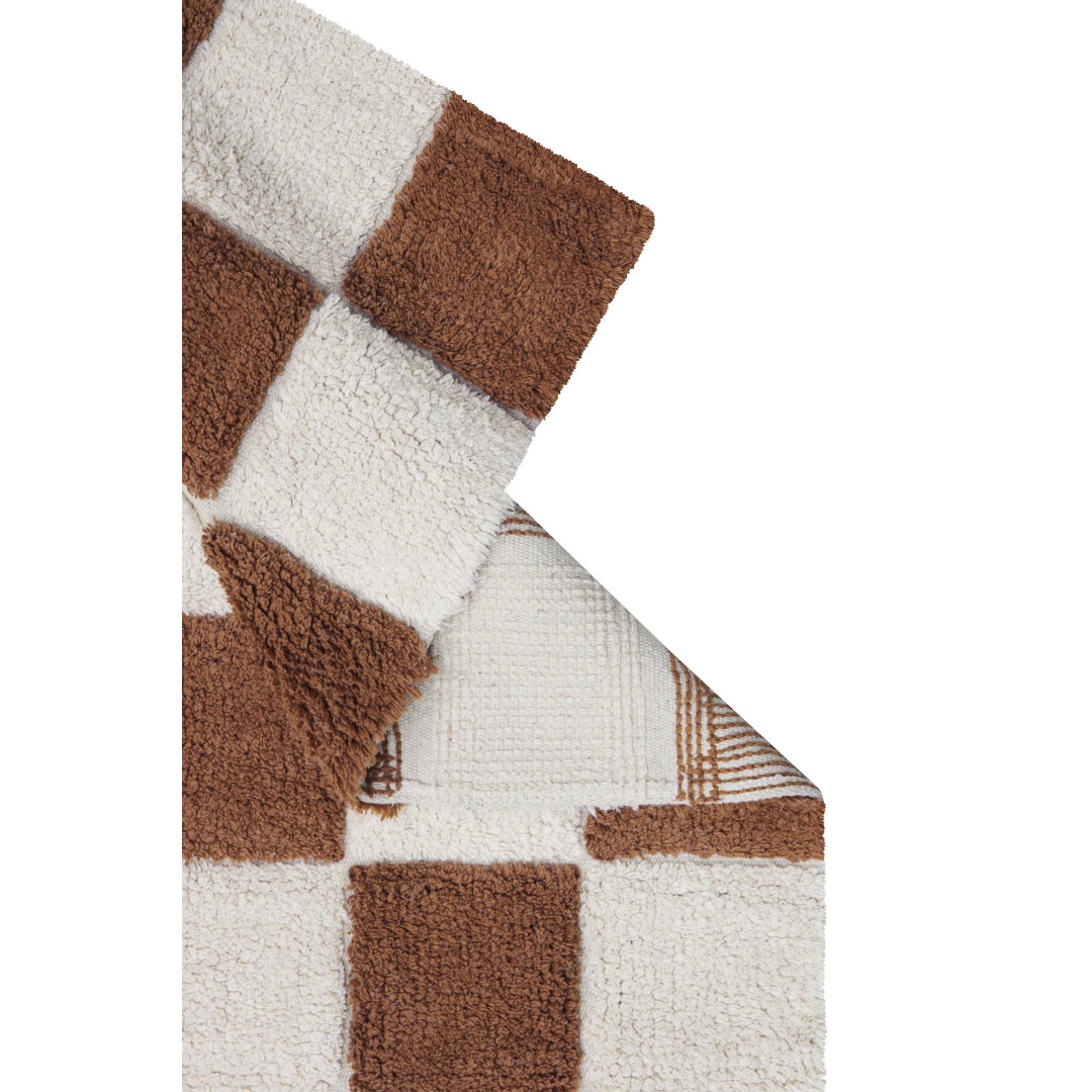 Dywan bawełniany Kitchen Tiles Toffee 90x130 cm Lorena Canals