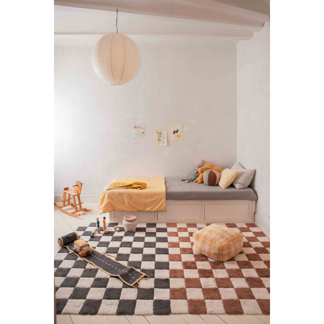 Dywan bawełniany Kitchen Tiles Toffee 90x130 cm Lorena Canals