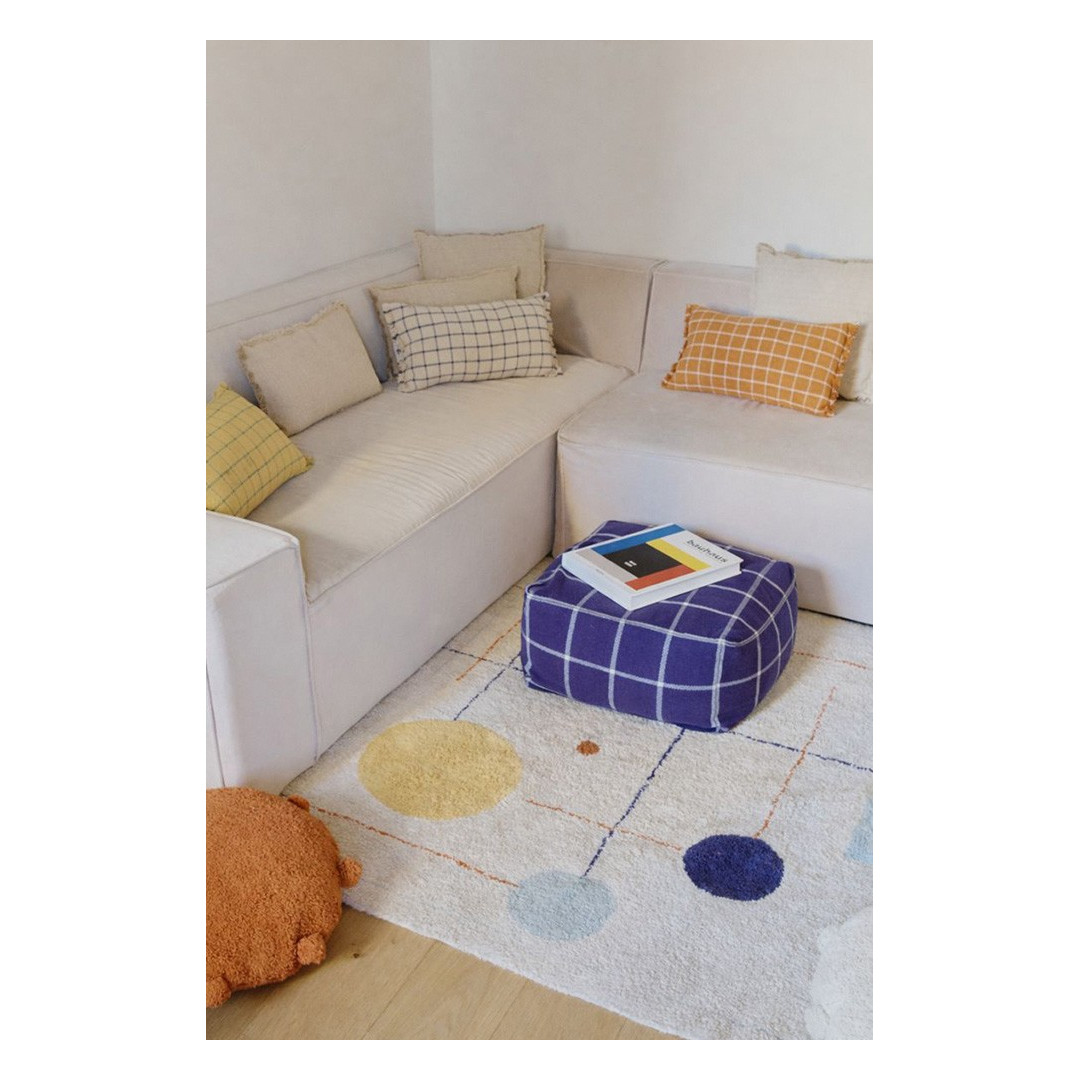 Pufa Geo Block Navy Blue Lorena Canals