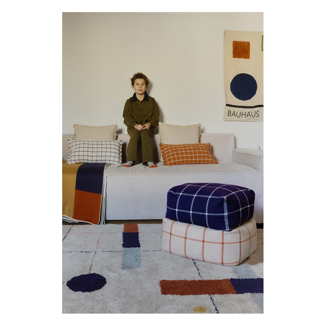 Pufa Geo Block Navy Blue Lorena Canals