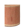 Ręcznie pleciony kosz Lorena Canals – Terracotta Silent Geometry