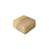 Dwustronna pufa Lorena Canals – Ochra Silent Geometry