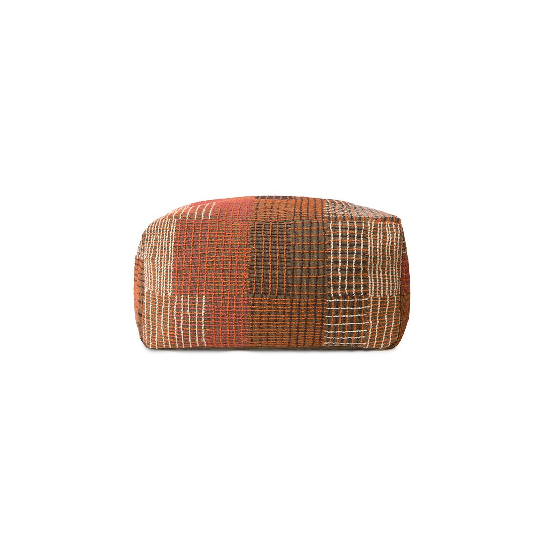 Dwustronna pufa Lorena Canals – Czerwony Klon Silent Geometry