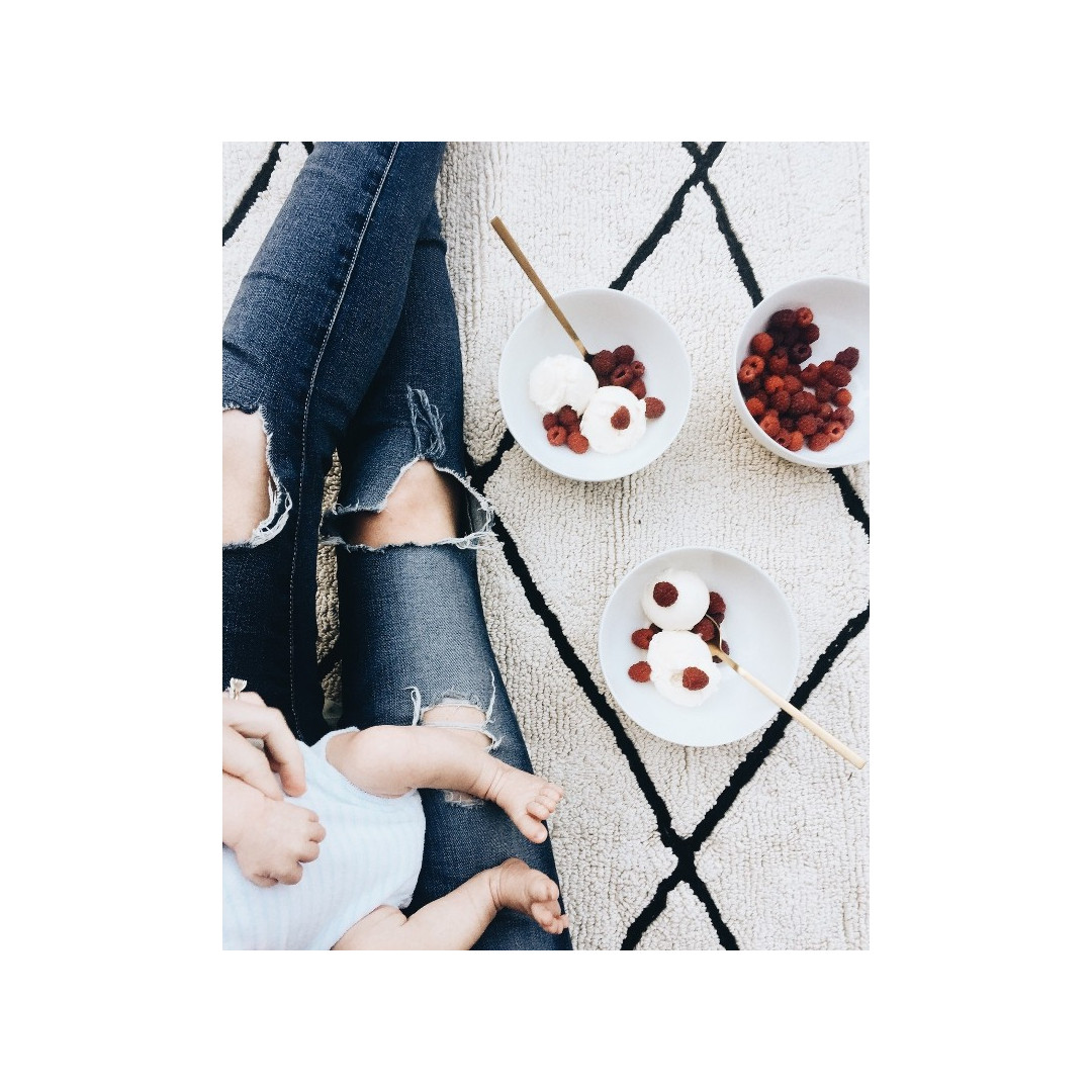 Lorena Canals Dywan bawełniany Bereber Beige P 80 x 230 cm