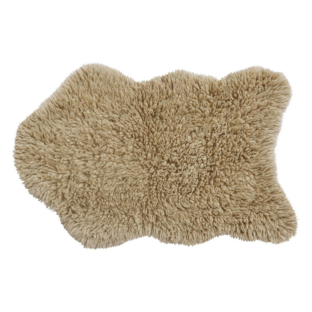 Dywan wełniany Woolly Beige 75x110 cm Lorena Canals