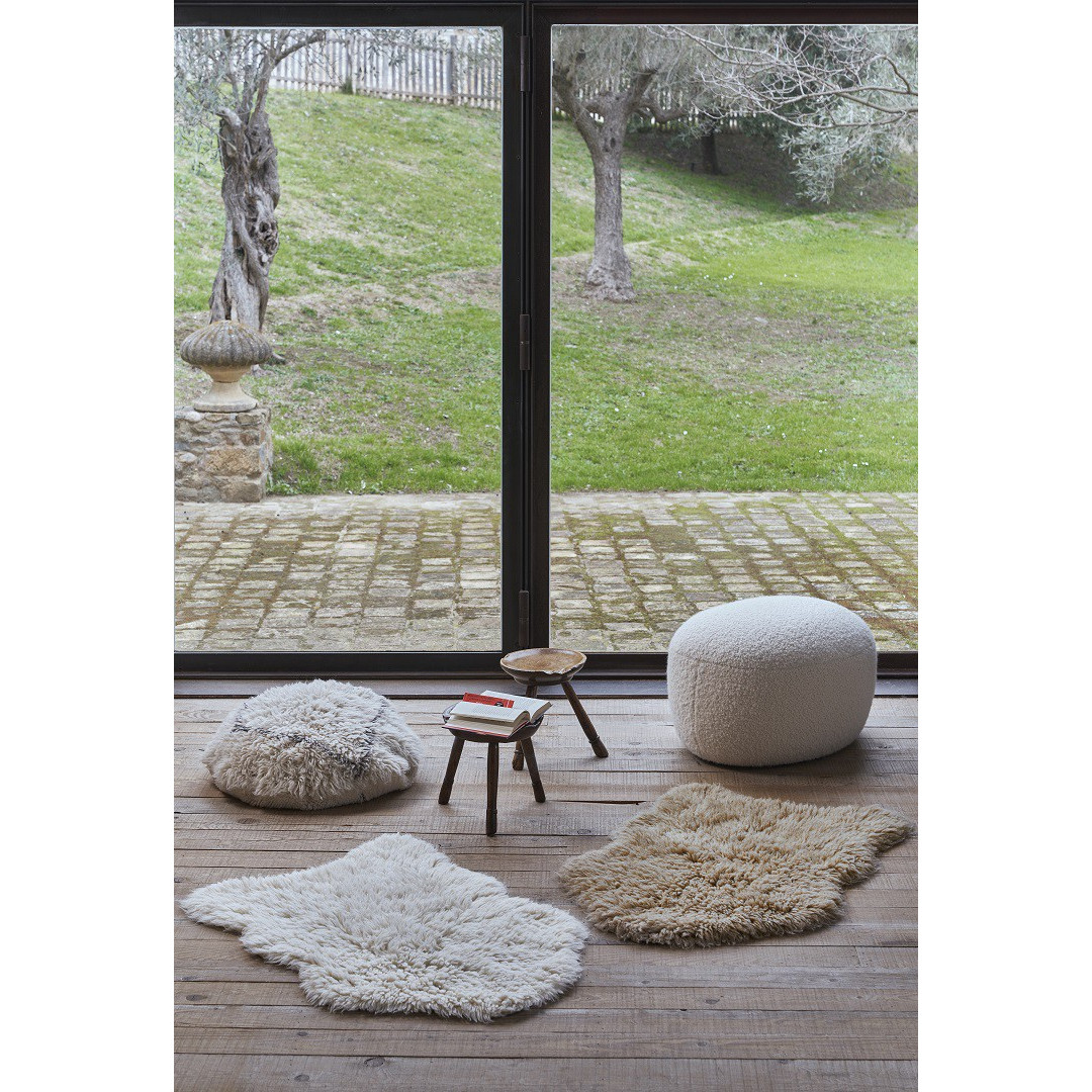Dywan wełniany Woolly Beige 75x110 cm Lorena Canals