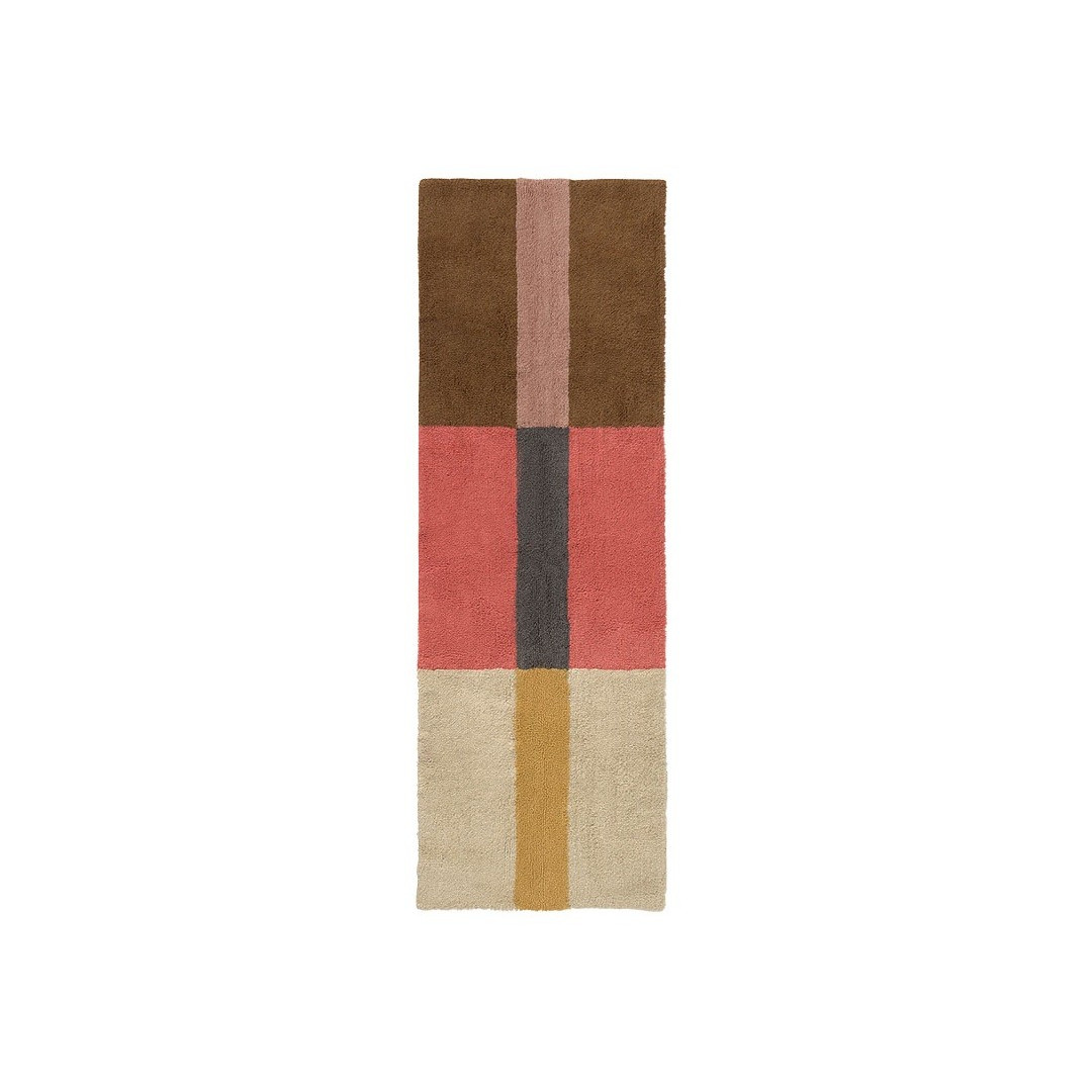 Wełniany dywan Chroma Spiced Coral 80 x 230 cm, Lorena Canals