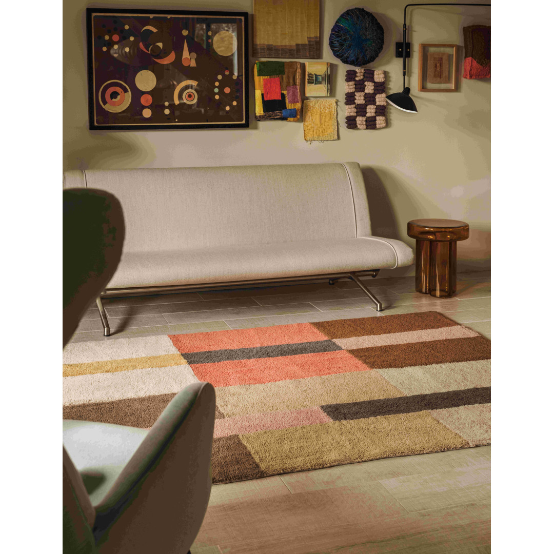 Wełniany dywan Chroma Spiced Coral 80 x 230 cm, Lorena Canals