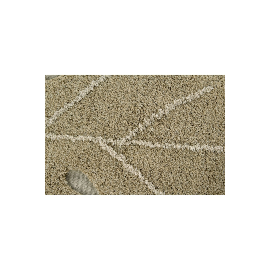 Dywan bawełniany Monstera Olive 200x285 cm Maxi Rugs Lorena Canals