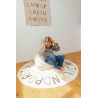 Dywan Bawełniany ABC Kolory i Litery, Ø120 cm, Lorena Canals