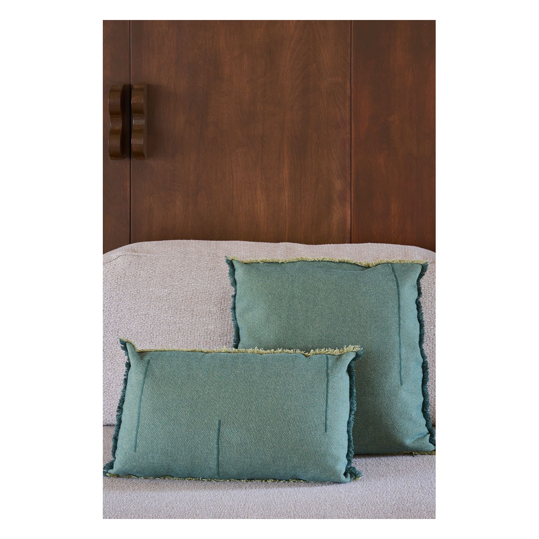 Poduszka Lorena Canals – Vertical Duck Green Silent Geometry
