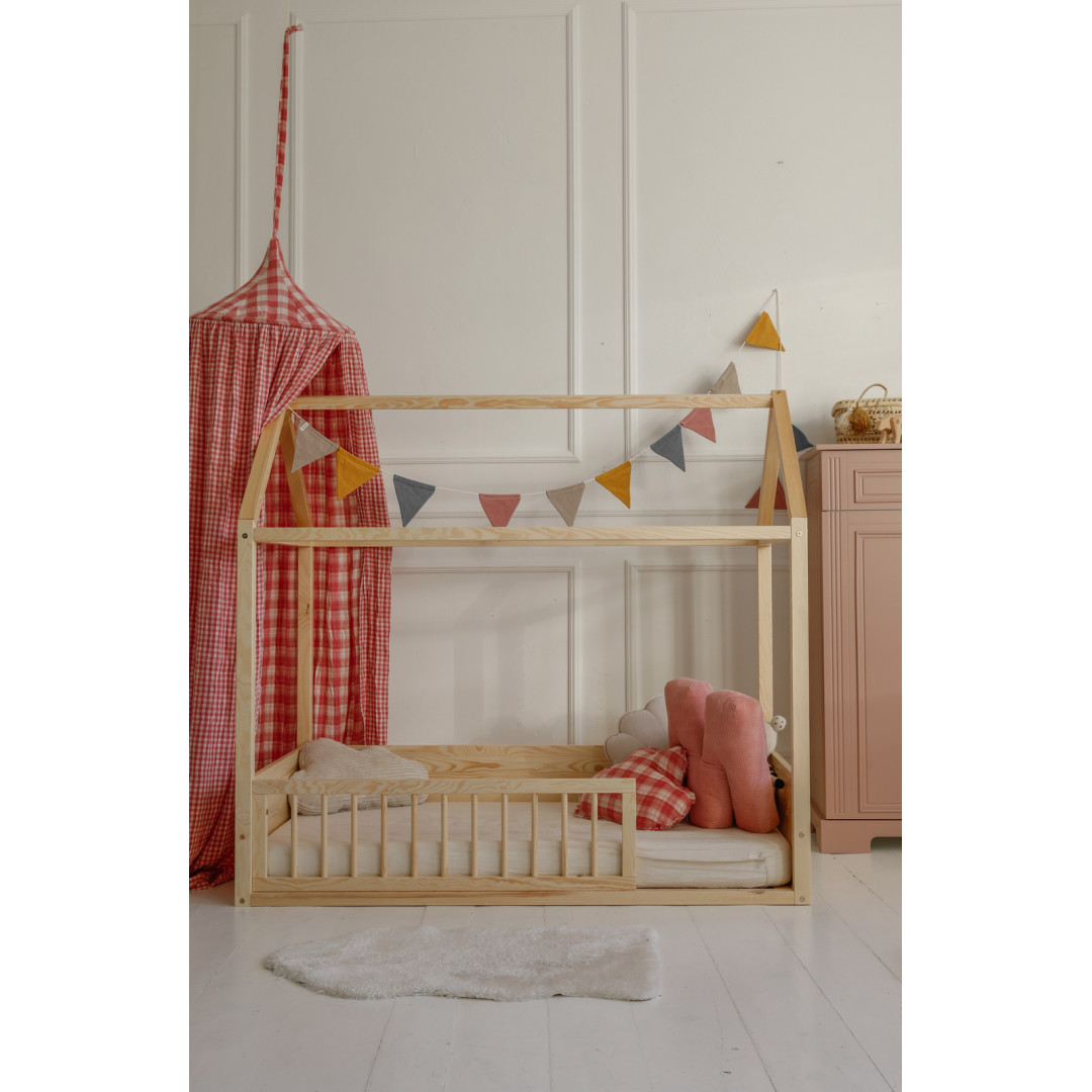 Bellamy Wood Nest łóżko domek Montessori 70x140