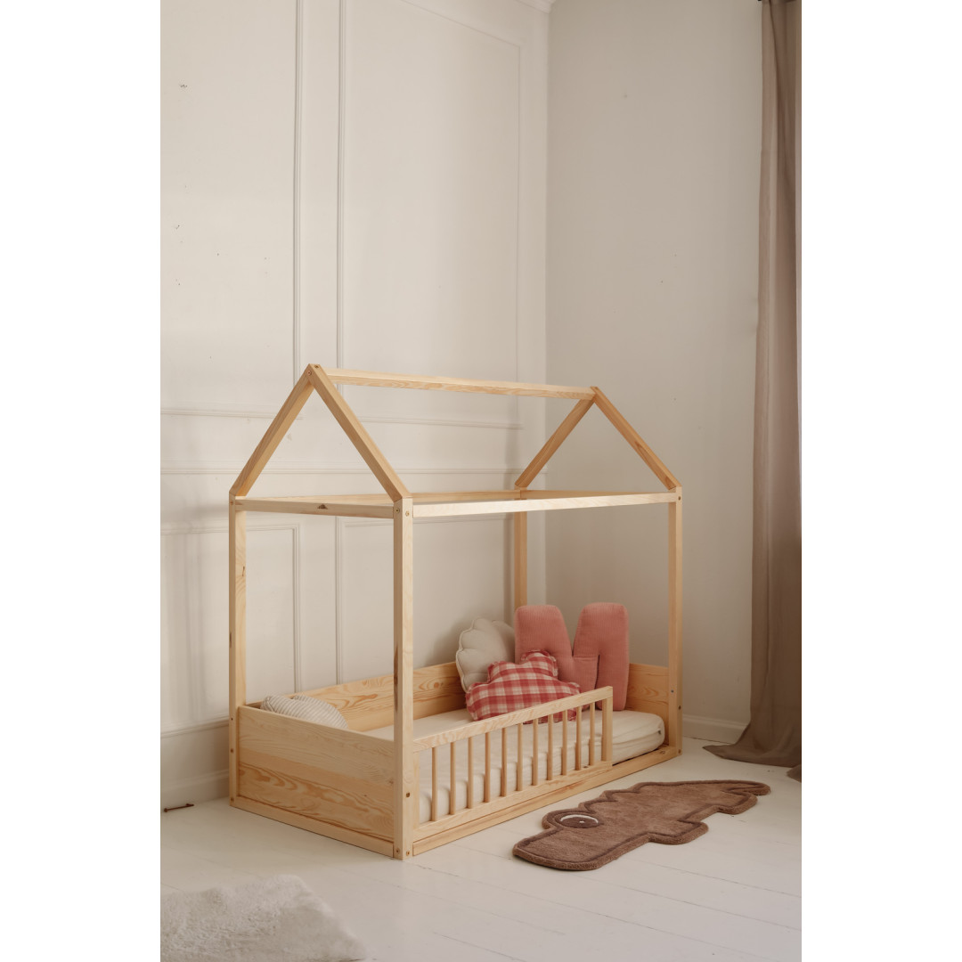 Bellamy Wood Nest łóżko domek Montessori 70x140