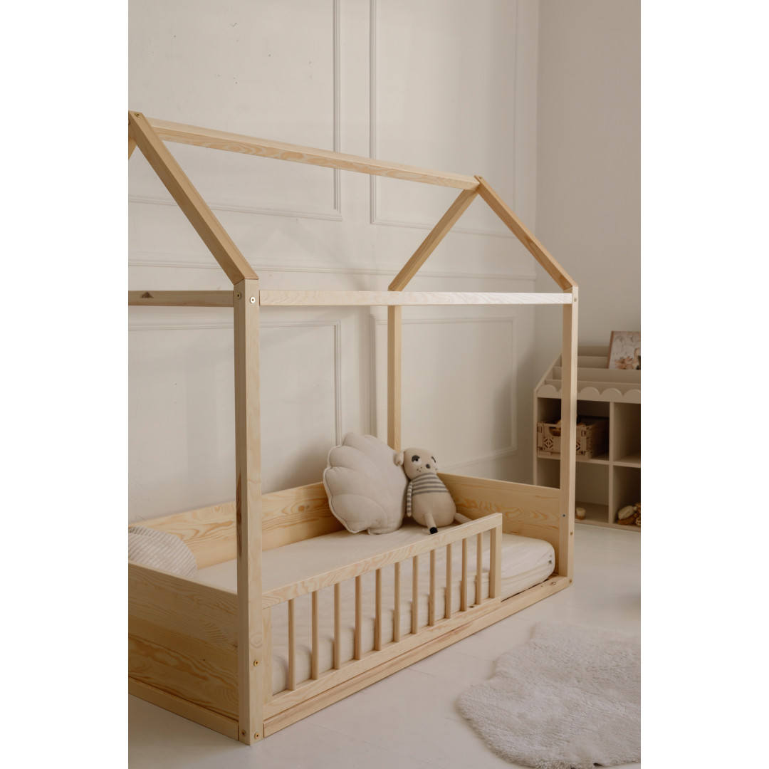 Bellamy Wood Nest łóżko domek Montessori 70x140