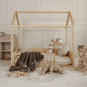 Bellamy Wood Nest łóżko domek Montessori 90x200
