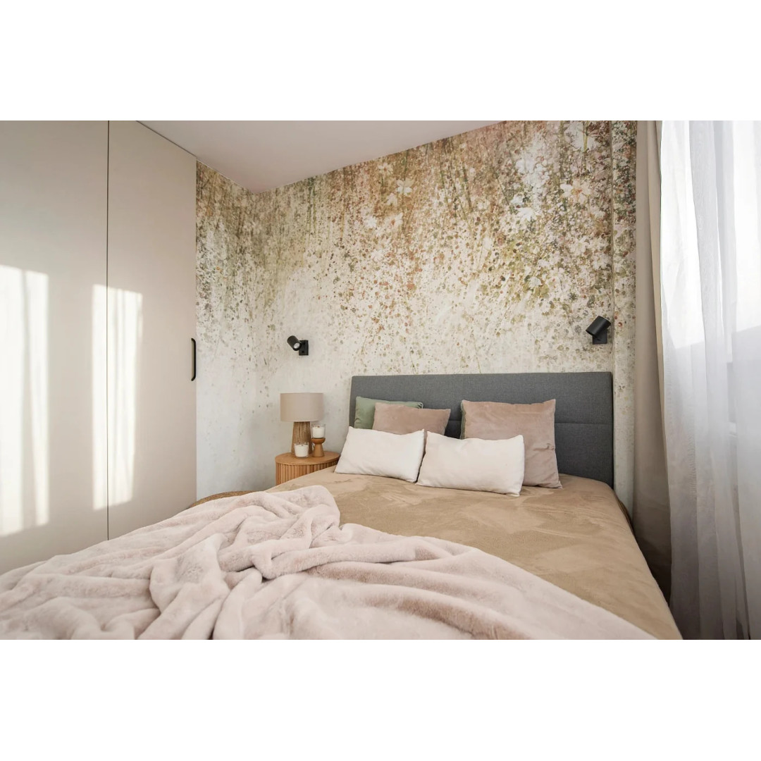 MALUMI TAPETA DO POKOJU DZIECIĘCEGO MINI ZOO - green - tapeta dla dziecka z leśnymi zwierzątkami - MySweetRoom