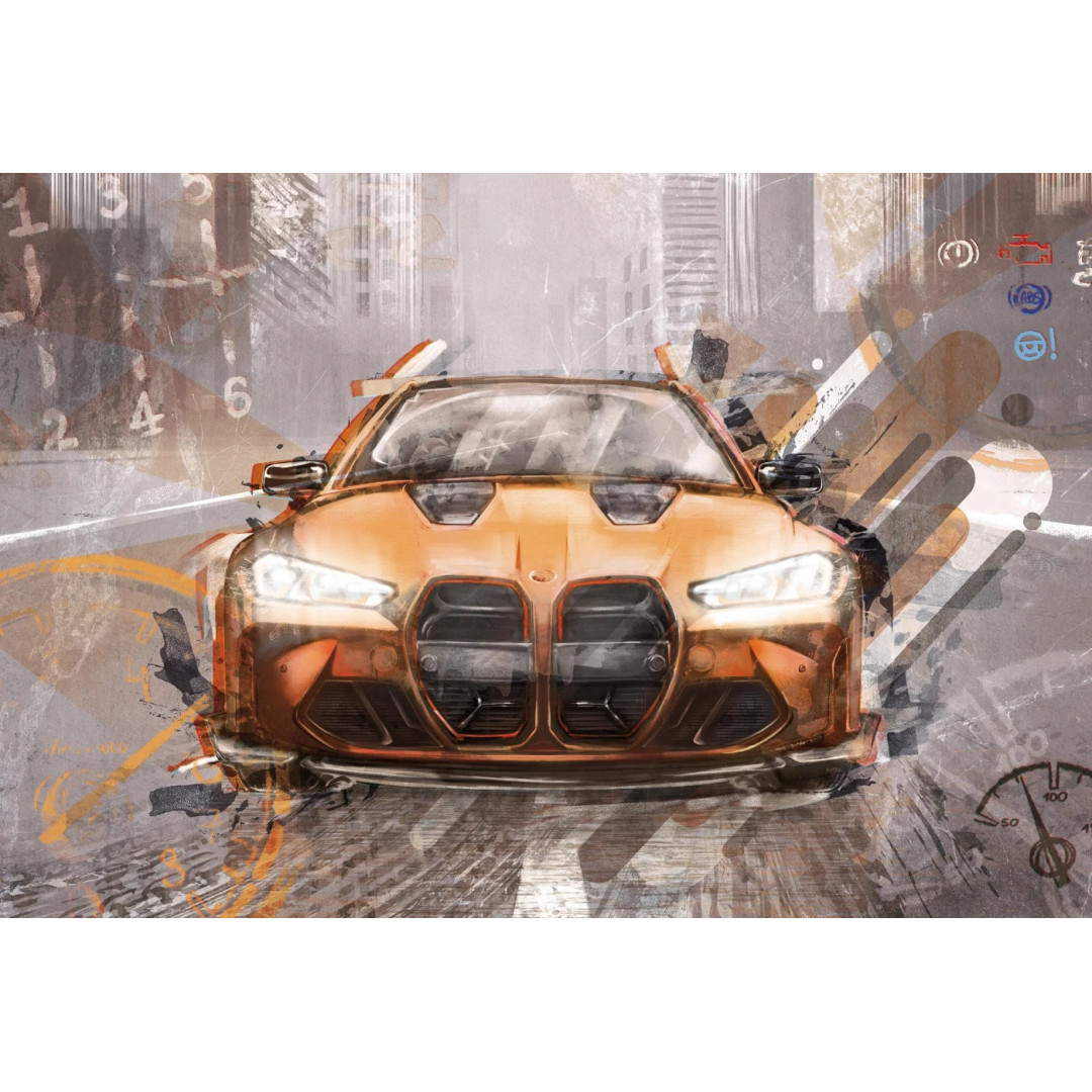 Tapeta do pokoju dziecka kitties - pink - tapeta dziecięca z kotkami - MySweetRoom