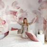 MALUMI Tapeta do pokoju dziecięcego - SWAN LAKE - pastel - My Sweet Room