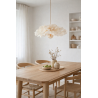 Lampa sufitowa kremowy kwiat PEONIA