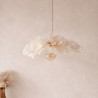 Lampa sufitowa kremowy kwiat PEONIA