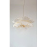 Lampa wisząca kremowy kwiat PEONIA średnica 70cm