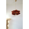 Lampa wisząca kwiat terakota PEONIA
