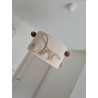 Lampa wisząca dla dzieci – boho dinozaur ze sznurka i pompony