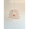 Lampa sufitowa dla dzieci z gęsiami – bawełniany klosz handmade
