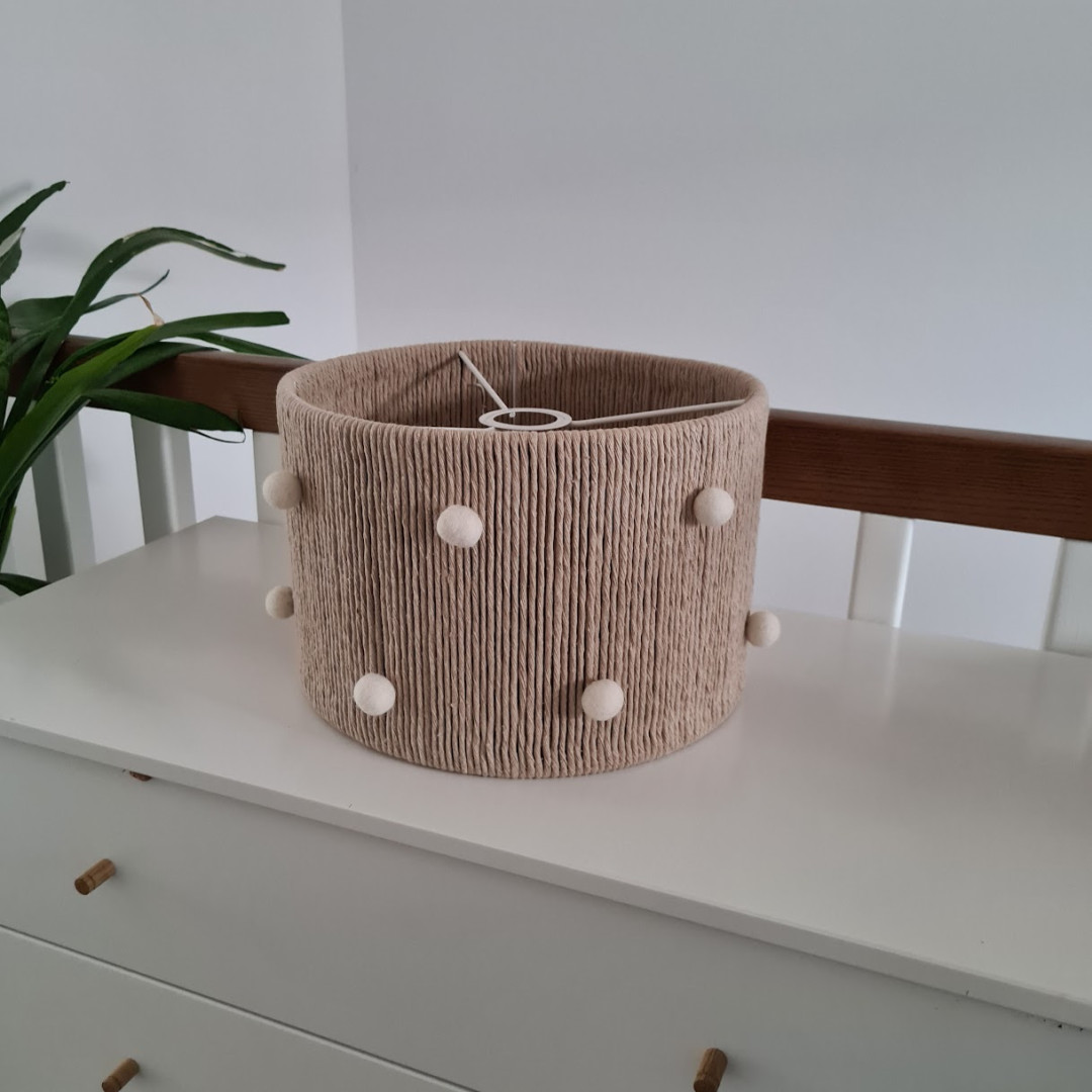 Lampa sufitowa „Kulki boho”- Ciepły i naturalny akcent do wnętrza