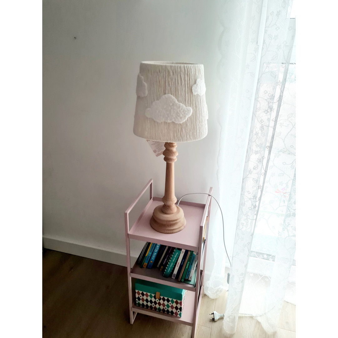 Lampa Stołowa Delikatna Chmurka | Przytulny Pokój Dziecka