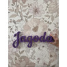 OUTLET Napis z drewna Jagoda