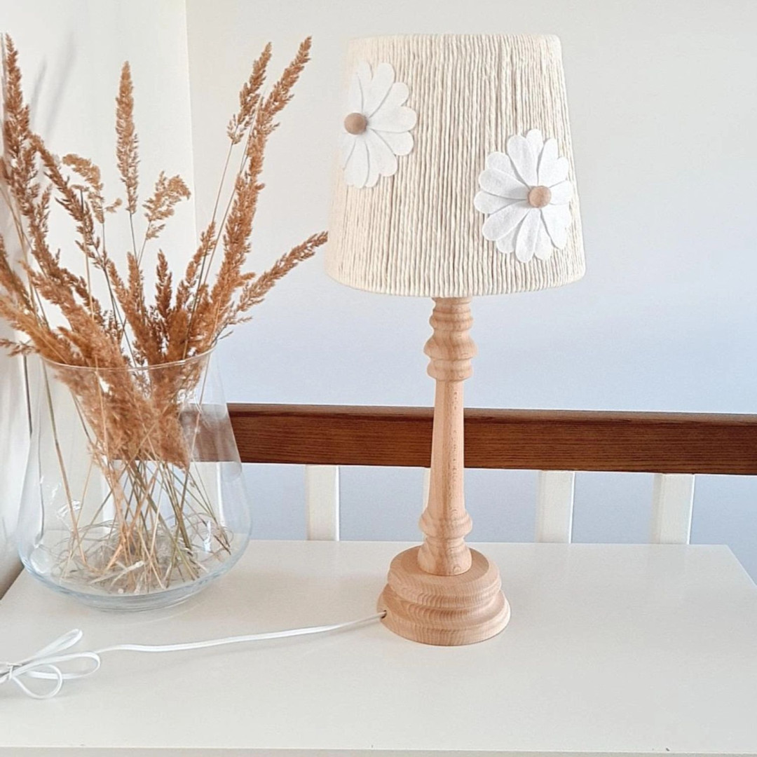 Lampka nocna dla dzieci „Stokrotki Boho”