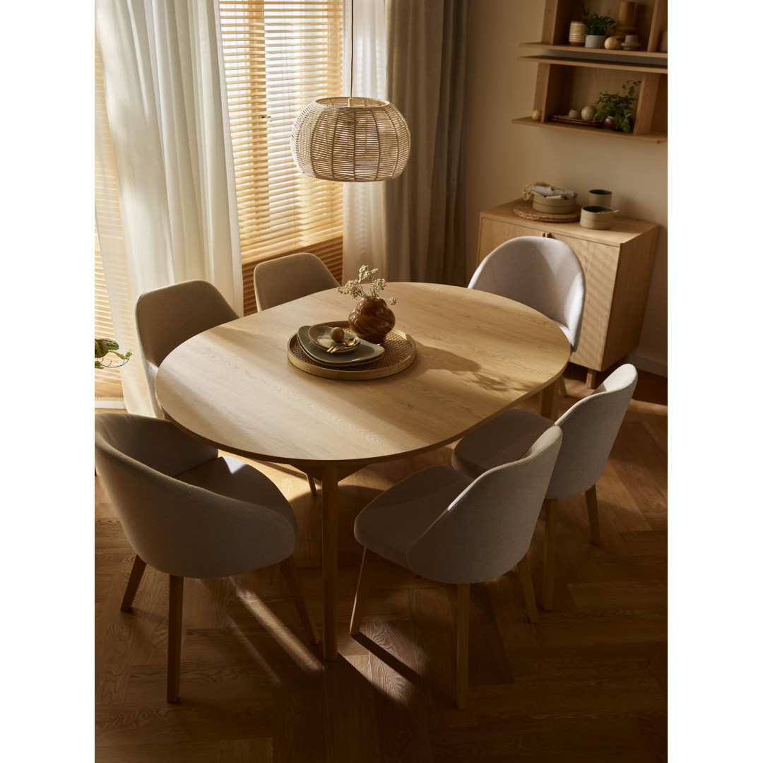 Stół okrągły rozkładany Well