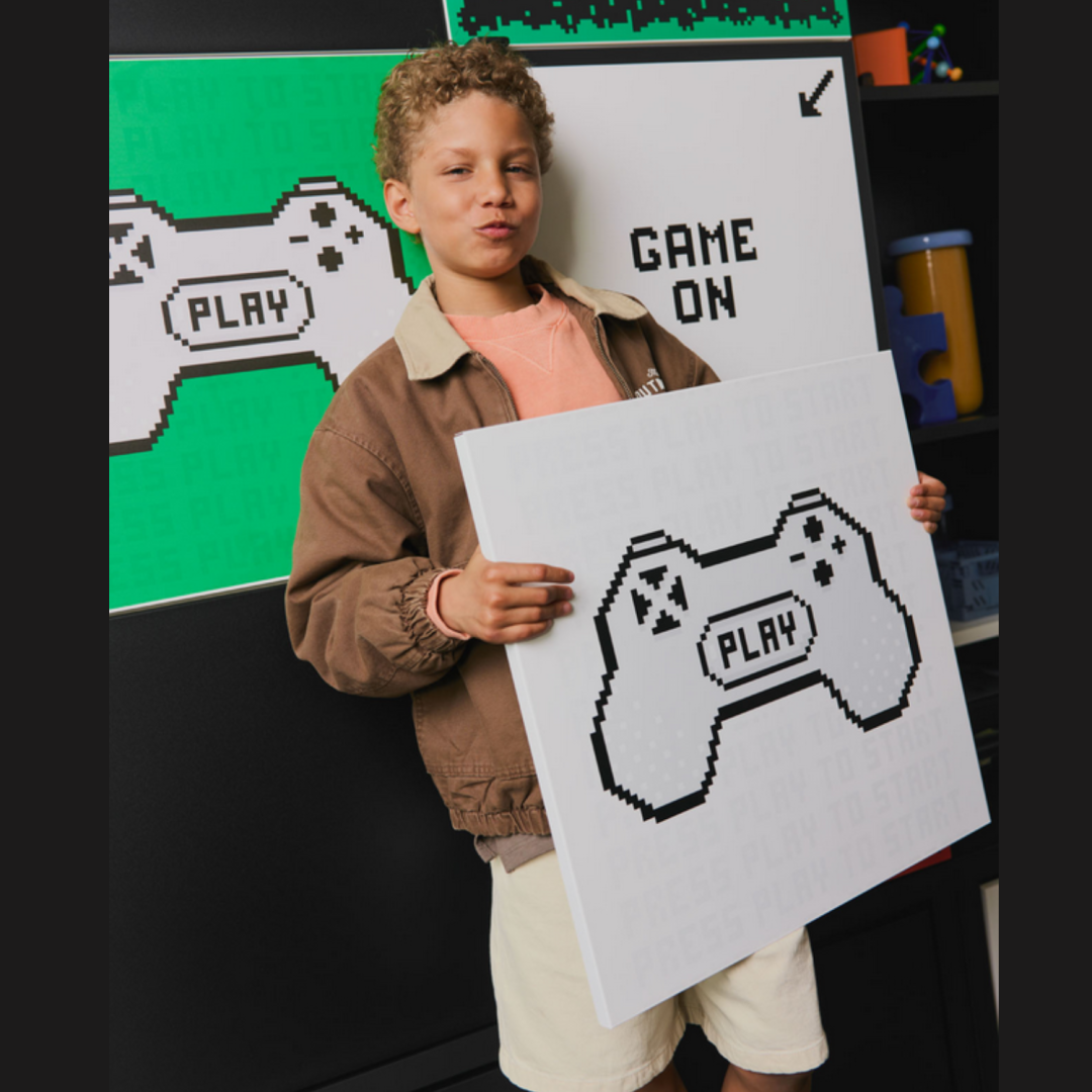 Nakładka metalowa na front Game On czarna Young Users Next