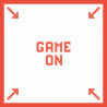 Nakładka metalowa na front Game On czerwona Young Users Next