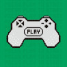 Nakładka metalowa na front Gaming Pad zielona Young Users Next