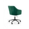 OUTLET- FRESCO fotel obrotowy ciemny zielony velvet