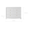 Bellamy Royal Latte komoda 4-szufladowa - MySweetRoom