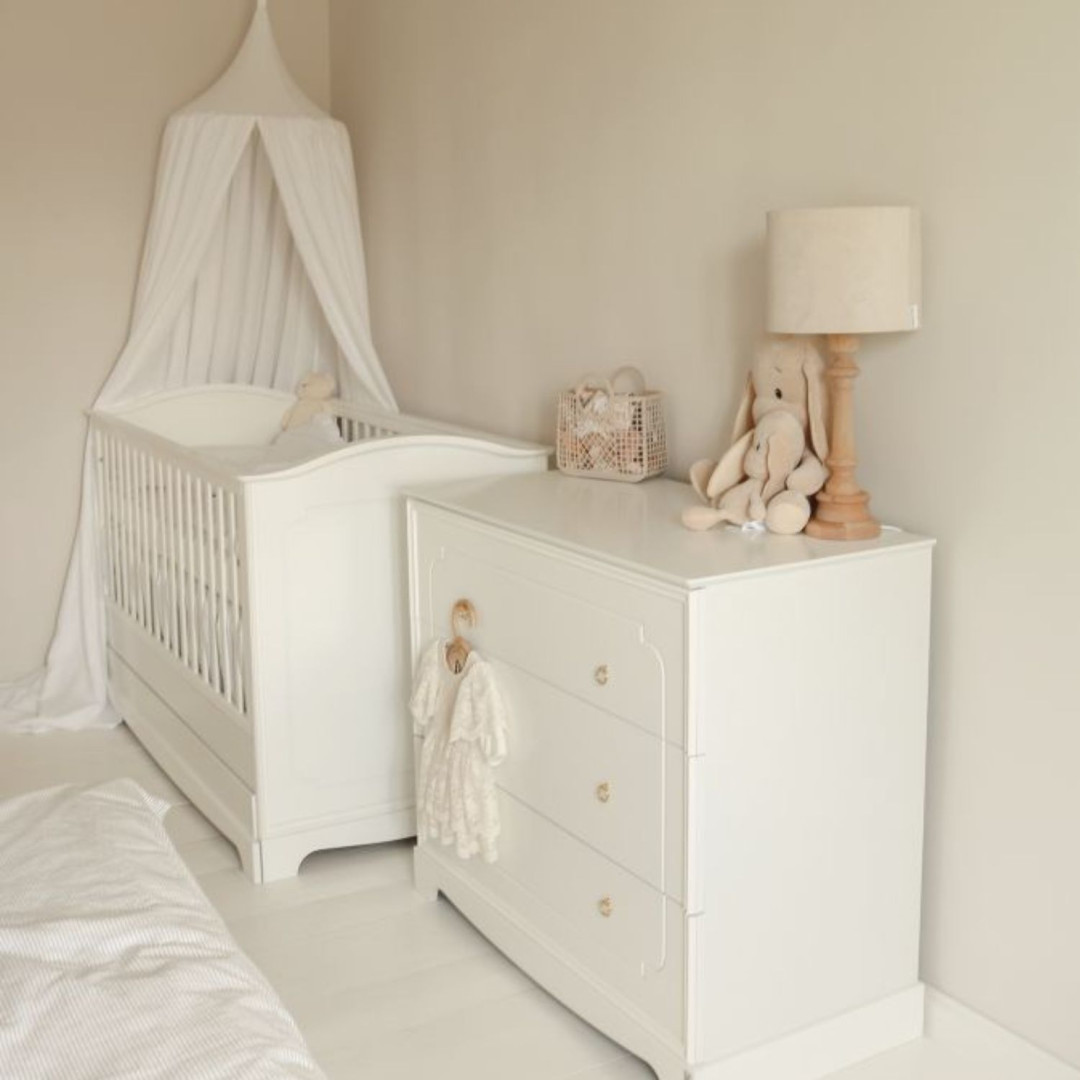 Bellamy Royal timeless white komoda 3-szufladowa - MySweetRoom