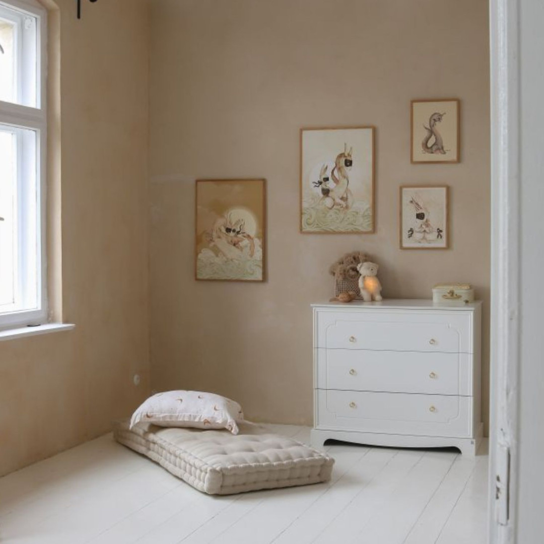 Bellamy Royal timeless white komoda 3-szufladowa - MySweetRoom