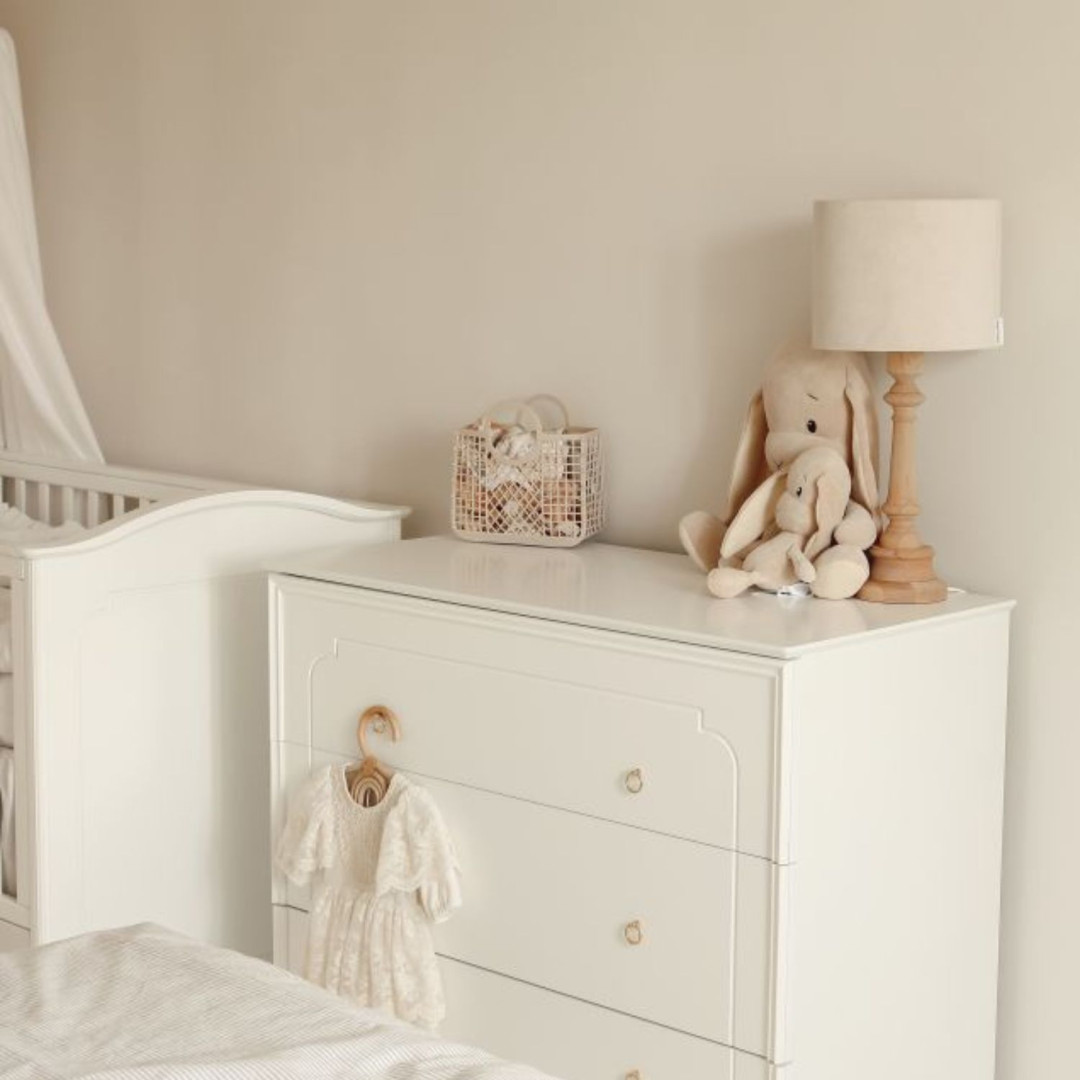 Bellamy Royal timeless white komoda 3-szufladowa - MySweetRoom