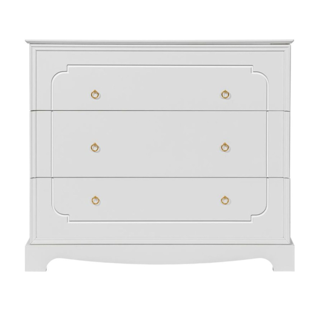 Bellamy Royal timeless white komoda 3-szufladowa - MySweetRoom