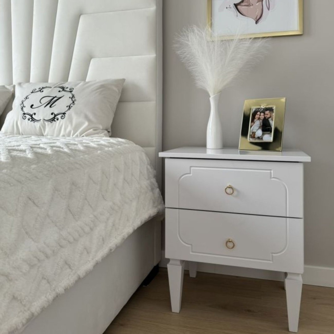 Bellamy Royal timeless white szafka nocna - MySweetRoom