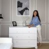 Bellamy Royal timeless white komoda 4-szufladowa - MySweetRoom
