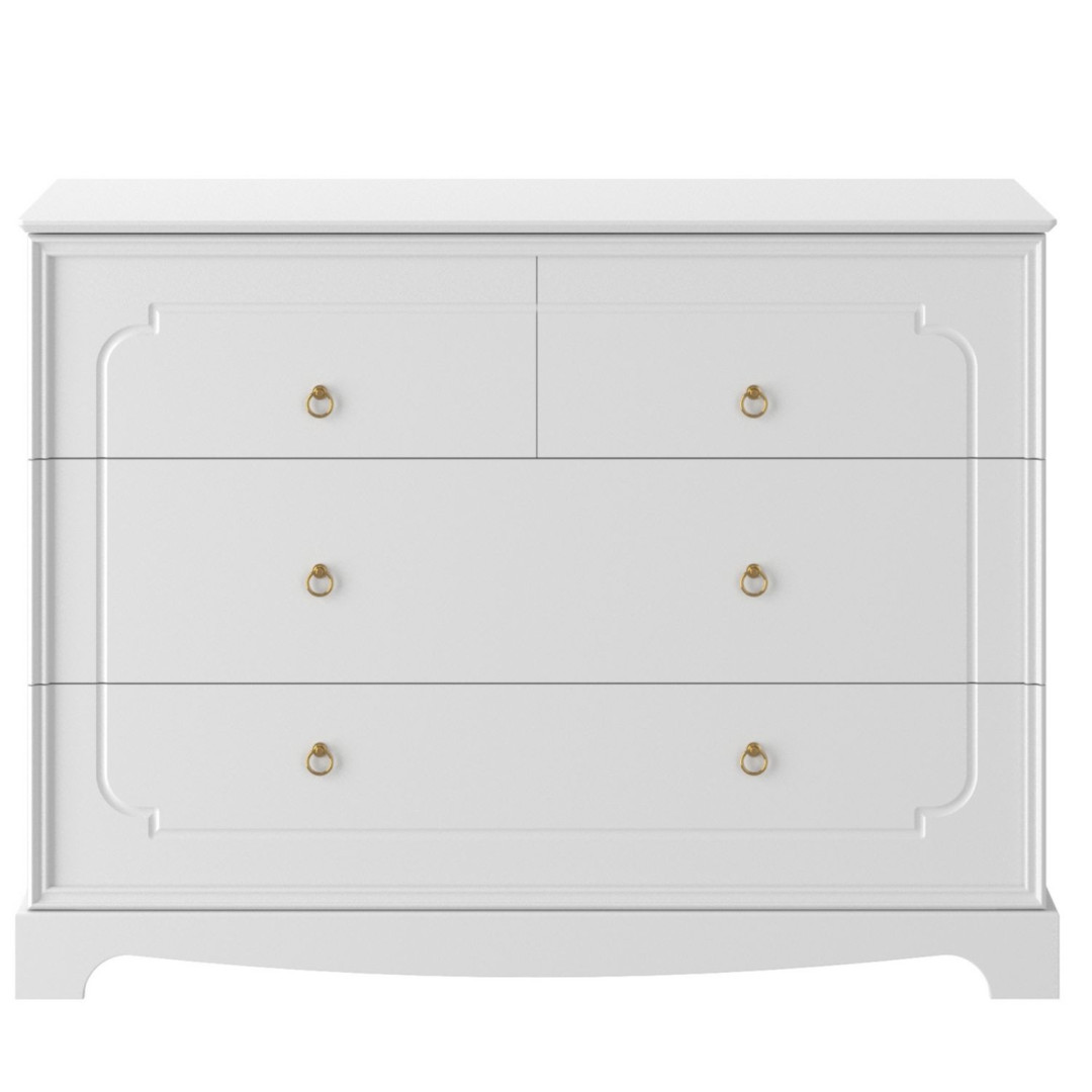 Bellamy Royal timeless white komoda 4-szufladowa - MySweetRoom