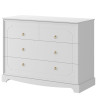 Bellamy Royal timeless white komoda 4-szufladowa - MySweetRoom