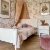Bellamy Ines elegant white łóżko 120x200  - - MySweetRoom